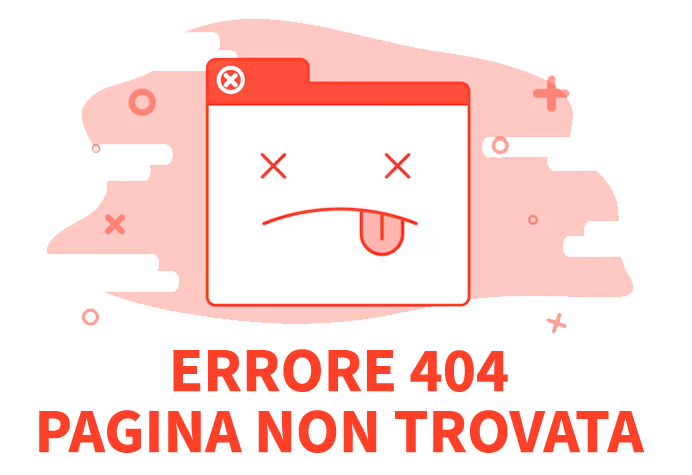 Errore 404 pagina non trovata